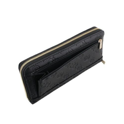 ゲス 長財布 レディース PHOEBE / SLG LARGE ZIP AROUND ブラック GUESS PD9665146 BLACK LOGO