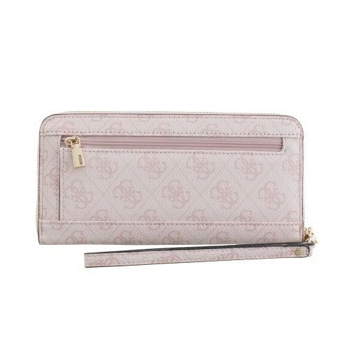 ゲス 長財布 レディース KATYA / SLG LARGE ZIP AROUND ホワイト GUESS SG9652146 ROSE WATER LOGO