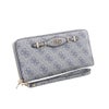ゲス 長財布 レディース KATYA / SLG LARGE ZIP AROUND ブルー GUESS SG9652146 SLATE LOGO