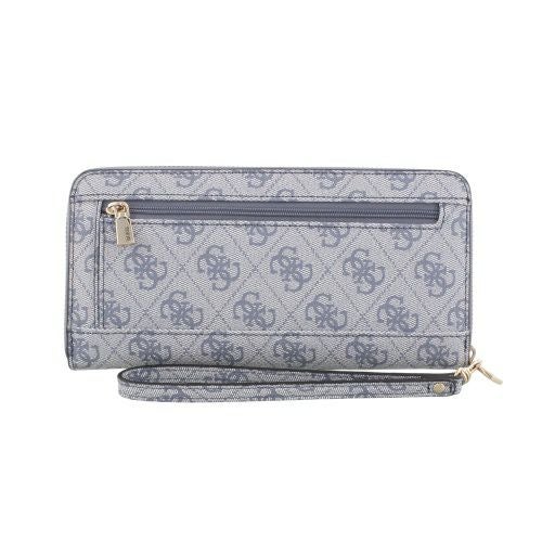 ゲス 長財布 レディース KATYA / SLG LARGE ZIP AROUND ブルー GUESS SG9652146 SLATE LOGO