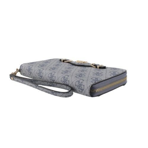 ゲス 長財布 レディース KATYA / SLG LARGE ZIP AROUND ブルー GUESS