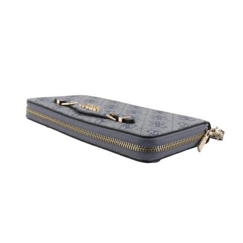 ゲス 長財布 レディース KATYA / SLG LARGE ZIP AROUND ブルー GUESS SG9652146 SLATE LOGO