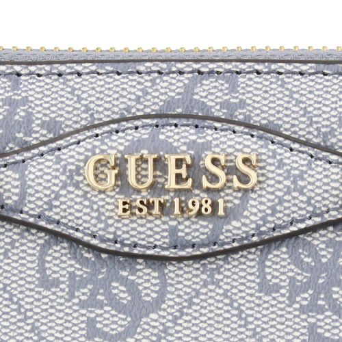 ゲス 長財布 レディース KATYA / SLG LARGE ZIP AROUND ブルー GUESS