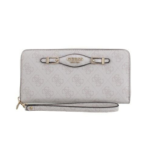 ゲス 長財布 レディース KATYA / SLG LARGE ZIP AROUND ホワイト GUESS SG9652146 WHITE LOGO
