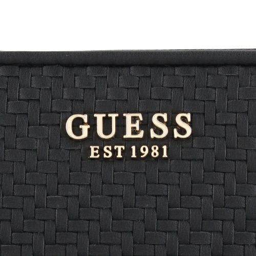 【新品・タグ付き】GUESS エンボスロゴ ブラック 長財布 ゲス 長財布 レディース MIREMA / SLG LARGE ZIP AROUND ブラック