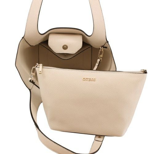 ゲス トートバッグ レディース CALISTA / TOTE ホワイト GUESS BG733422 BONE