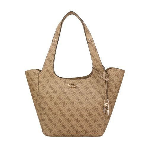 ゲス トートバッグ レディース CALISTA / TOTE ブラウン GUESS SG733422 LATTE LOGO