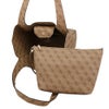 ゲス トートバッグ レディース CALISTA / TOTE ブラウン GUESS SG733422 LATTE LOGO