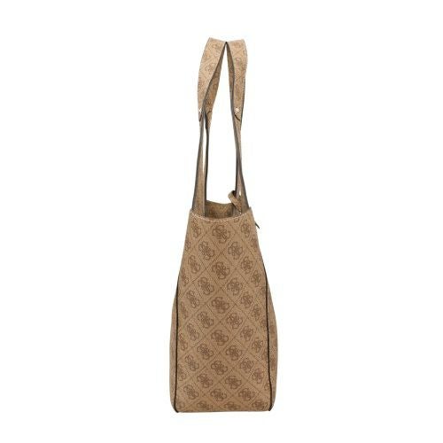 ゲス トートバッグ レディース CALISTA / TOTE ブラウン GUESS SG733422 LATTE LOGO