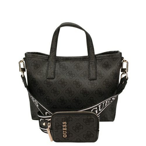 ゲス トートバッグ レディース LATONA II / MINI TOTE ブラック GUESS SG869175 COAL LOGO