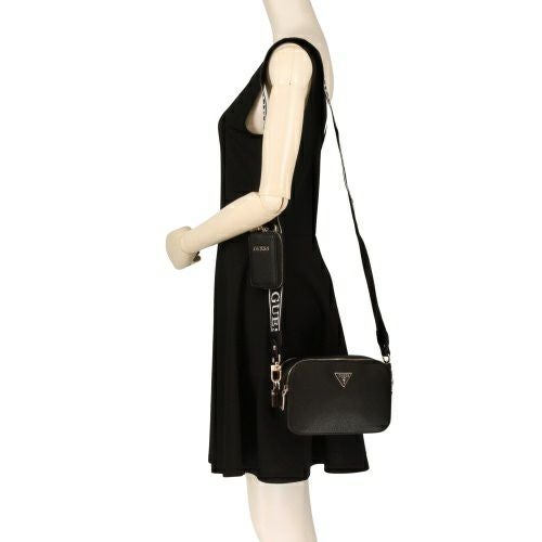 ゲス ショルダーバッグ レディース LATONA II / CAMERA CROSSBODY ブラック GUESS BG869113 BLACK
