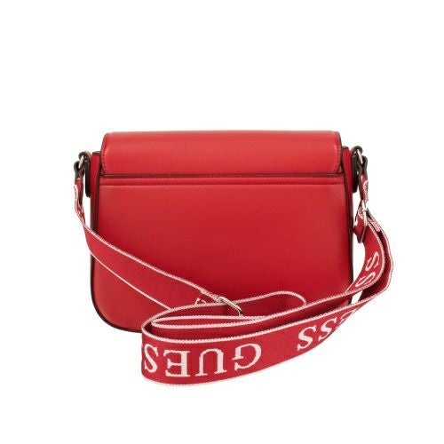 新品未使用 GUESS ショルダーバッグ 赤 GUESS（ゲス） ショルダーバッグ バッグ WRENLEY Small Satchel