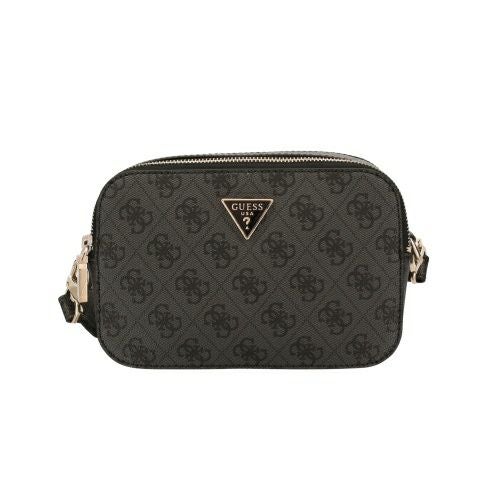 ゲス ショルダーバッグ レディース LATONA II / CAMERA CROSSBODY ブラック GUESS SG869113 COAL LOGO