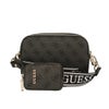 ゲス ショルダーバッグ レディース LATONA II / CAMERA CROSSBODY ブラック GUESS SG869113 COAL LOGO