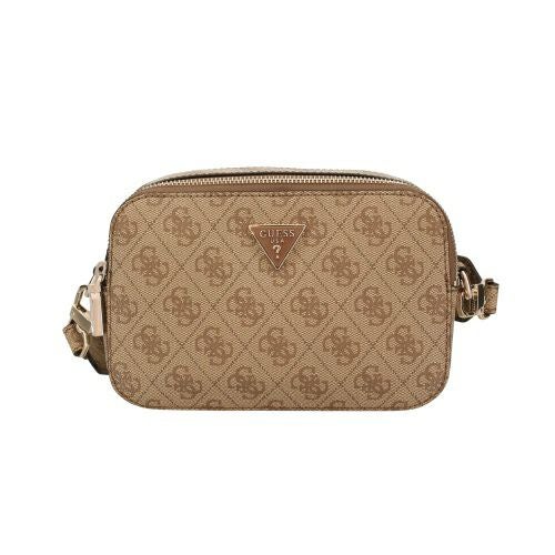 未使用 GUESS ゲス ワンショルダーバッグ クロコ型押し ベージュ y2k ゲス ショルダーバッグ レディース LATONA II / CAMERA CROSSBODY