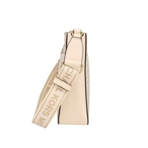 マイケルコース ショルダーバッグ レディース ジェットセット トラベル スモール シグネチャー ロゴ メッセンジャーバッグ ホワイト MICHAEL KORS 35S5GTVC1B VANILLA