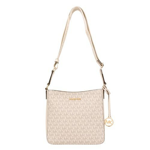 マイケルコース ショルダーバッグ レディース ジェットセット トラベル スモール シグネチャー ロゴ メッセンジャーバッグ ホワイト MICHAEL KORS 35S5GTVC1B VANILLA