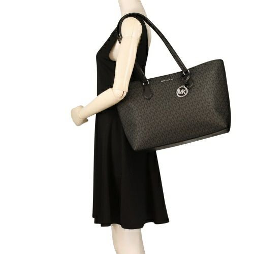マイケルコース トートバッグ レディース シェイラ シグネチャー ブラック MICHAEL KORS 35T4S6HT3B BLACK