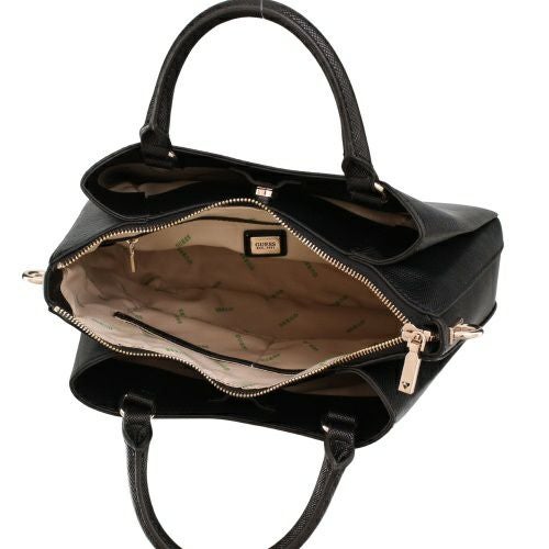 ゲス ハンドバッグ レディース ECO JAZLYNN / GIRLFRIEND SATCHEL ブラック GUESS EZG952306 BLACK