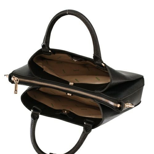 ゲス ハンドバッグ レディース ECO JAZLYNN / GIRLFRIEND SATCHEL ブラック GUESS EZG952306 BLACK