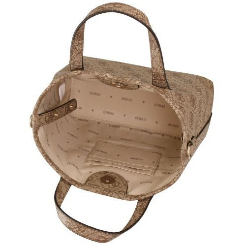 ゲス ハンドバッグ レディース LATONA II / MINI TOTE ブラウン GUESS