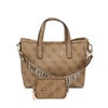 ゲス ハンドバッグ レディース LATONA II / MINI TOTE ブラウン GUESS SG869175 LATTE LOGO