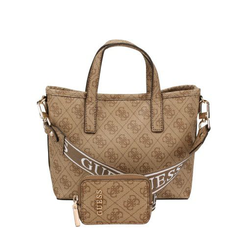ゲス ハンドバッグ レディース LATONA II / MINI TOTE ブラウン GUESS SG869175 LATTE LOGO