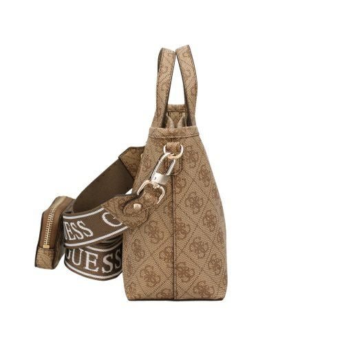 ゲス ハンドバッグ レディース LATONA II / MINI TOTE ブラウン GUESS SG869175 LATTE LOGO