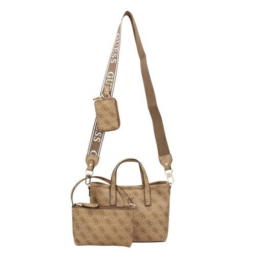 ゲス ハンドバッグ レディース LATONA II / MINI TOTE ブラウン GUESS SG869175 LATTE LOGO