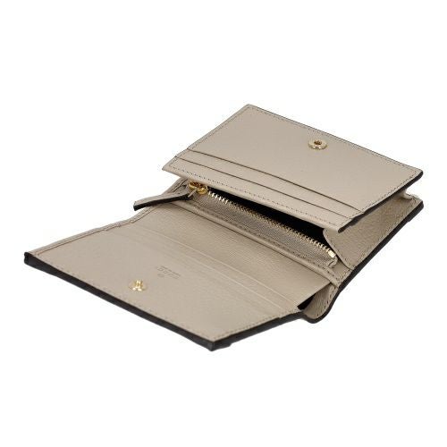 グッチ 二つ折り財布 レディース オフィディア ベージュ GUCCI 523155 UULAG 9682 ベージュ＆ホワイト