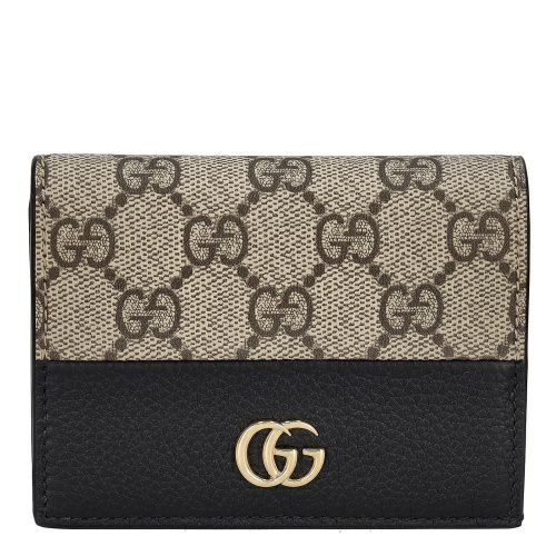 グッチ 二つ折り財布 レディース ブラック GUCCI 658610 AAE5E 1069