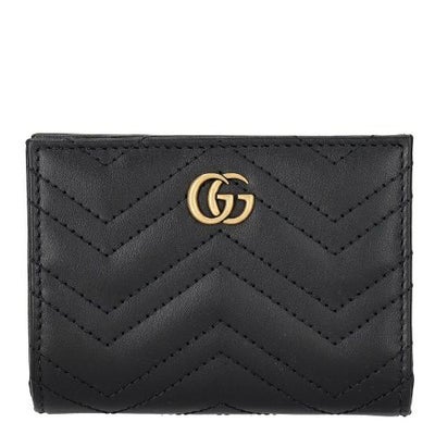 グッチ 二つ折り財布 レディース GGエンブレム ミディアム ウォレット 