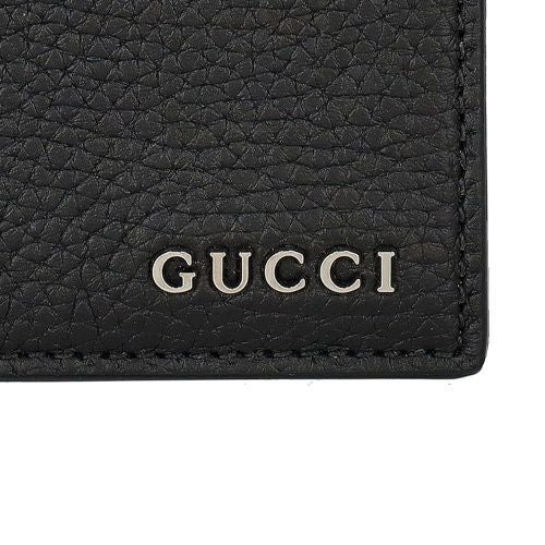 グッチ 二つ折り財布 メンズ ブラック GUCCI 795292 AABXM 1000 ブラック