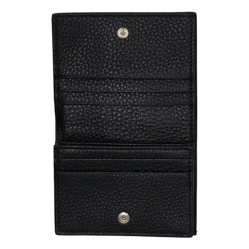 グッチ 二つ折り財布 レディース GGエンブレム ブラック GUCCI 815901 AAEEM 1000 ブラック