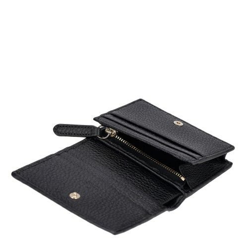 グッチ 二つ折り財布 レディース GGエンブレム ブラック GUCCI 815901 AAEEM 1000 ブラック