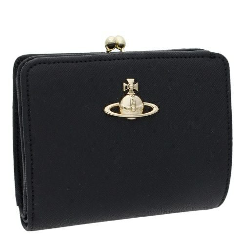ヴィヴィアンウエストウッド 二つ折り財布 レディース ブラック Vivienne Westwood 5115002XW S0021 N402