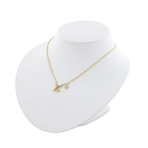 ルイヴィトン ネックレスLV アイコニック エナメル ゴールド LOUIS VUITTON M02146 Marron Clair