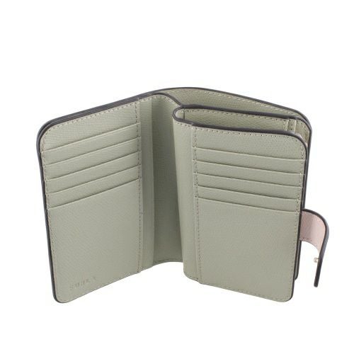 フルラ 二つ折り財布 レディース カメリア ミディアム コンパクト ウォレット ピンク FURLA WP00314 ARE000 4057S AZALEA+LIGHT SALVIA int.