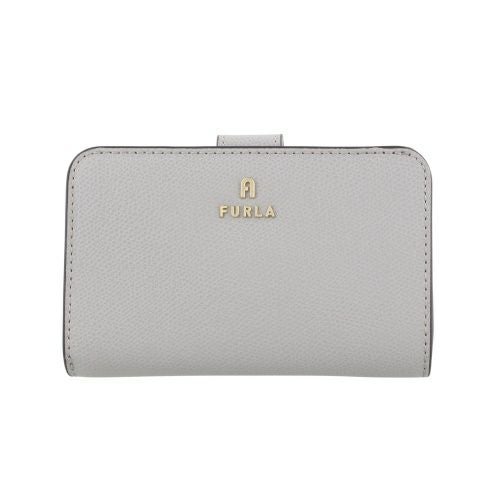 フルラ 二つ折り財布 レディース カメリア ミディアム コンパクト ウォレット グレー FURLA WP00314 ARE000 4060S CENERE+CIRRO int.