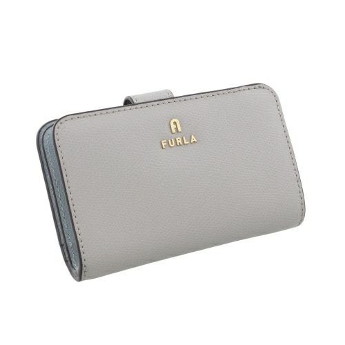 フルラ 二つ折り財布 レディース カメリア ミディアム コンパクト ウォレット グレー FURLA WP00314 ARE000 4060S CENERE+CIRRO int.