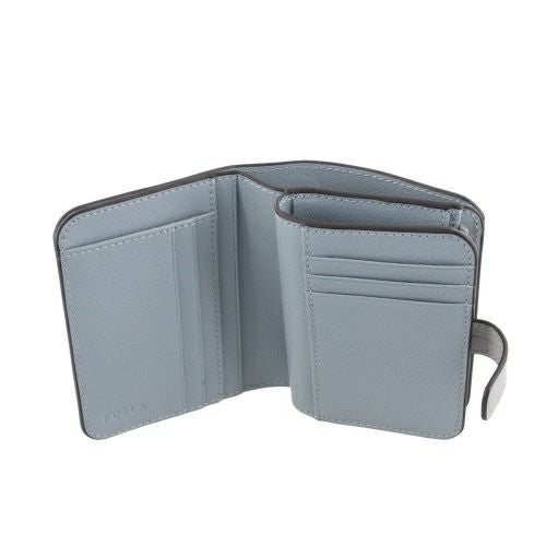 フルラ 二つ折り財布 レディース カメリア スモール コンパクト ウォレット グレー FURLA WP00315 ARE000 4060S CENERE+CIRRO int.