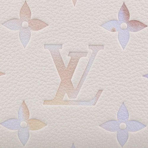 ルイヴィトン 二つ折り財布 モノグラム･アンプラント ポルトフォイユクレア ベージュ LOUIS VUITTON M25595 ドリームベージュ