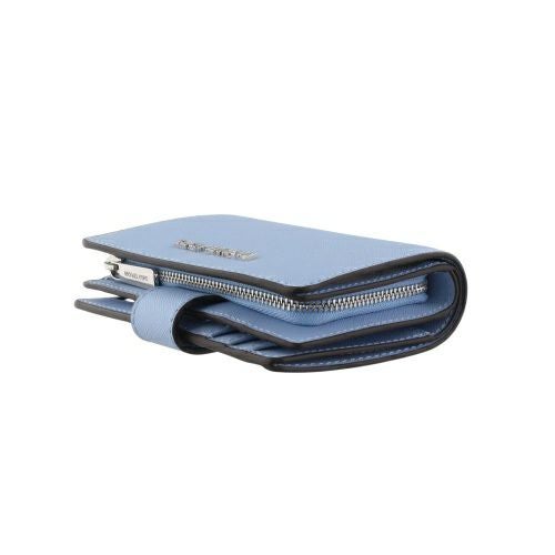 マイケルコース 二つ折り財布 レディース JET SET TRAVEL ビルフォールド コンチネンタル ウォレット ミディアム ブルー MICHAEL KORS 35R4STVF6L LIGHT SKY