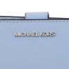マイケルコース 二つ折り財布 レディース JET SET TRAVEL ビルフォールド コンチネンタル ウォレット ミディアム ブルー MICHAEL KORS 35R4STVF6L LIGHT SKY
