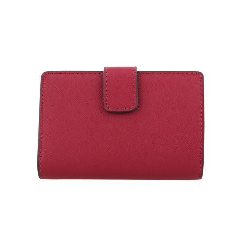 マイケルコース 二つ折り財布 レディース JET SET TRAVEL ビルフォールド コンチネンタル ウォレット ミディアム レッド MICHAEL KORS 35R4STVF6L DK RASPBERRY