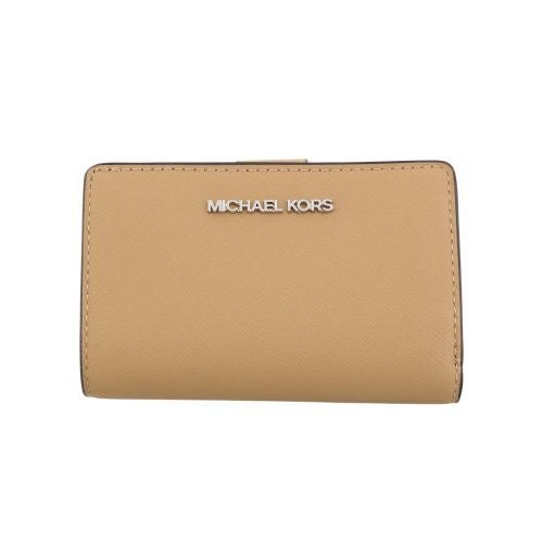 マイケルコース 二つ折り財布 レディース JET SET TRAVEL ビルフォールド コンチネンタル ウォレット ミディアム ブラウン MICHAEL KORS 35R4STVF6L PEANUT