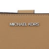 マイケルコース 二つ折り財布 レディース JET SET TRAVEL ビルフォールド コンチネンタル ウォレット ミディアム ブラウン MICHAEL KORS 35R4STVF6L PEANUT