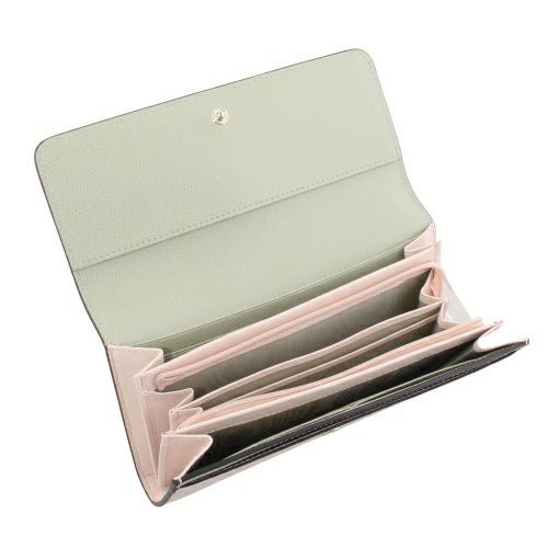 フルラ 長財布 レディース カメリア フラップ コンチネンタル ウォレット ピンク FURLA WP00317 ARE000 4057S AZALEA+LIGHT SALVIA int.