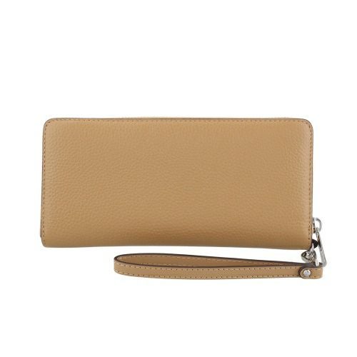 マイケルコース 長財布 レディース ジェット セット トラベル レザー ラージ トラベル コンチネンタル ラウンド ジップ ブラウン MICHAEL KORS 35F7STVE7L PEANUT