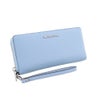 マイケルコース 長財布 レディース ジェット セット トラベル レザー ラージ トラベル コンチネンタル ラウンド ジップ ブルー MICHAEL KORS 35F7STVE7L LIGHT SKY
